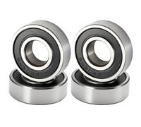 4Pcs 6202-2RS Roulement à Billes, Roulements à Bille Double Blindage pour Moteurs, Imprimantes 3D, Fraiseuses et Appareils Mécaniques