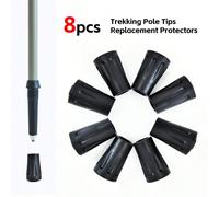 4pcs/6pcs/8pcs/10pcs Embouts de rechange pour bâtons de randonnée, pieds en caoutchouc pour embouts de bâtons de randonnée, embouts en caoutchouc, équipement de camping 4 pièces,10 pièces,6 pièces,8 p