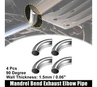 4pcs 90 Degré Pli Échappement Tube Mandrin Pli Coude 1"