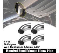 4pcs 90 Degré Pli Échappement Tube Mandrin Pli Coude 1,8"