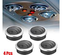 4Pcs A/C Air Sortie Évent Persienne Bouton pour Bus Bateau Yacht 87mm 75mm