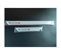 4Pcs Accessoires de Protection de Plaques de Seuil de Porte de Voiture en Acier Inoxydable pour Skoda Octavia 2019-2022 2023 2024, Bande Décorative Anti-Usure de Seuil