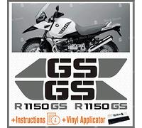 4pcs adhésif Compatible avec Les Motos R1150 GS BMW Motorrad R 1150 r1150gs (Noir/Gris)