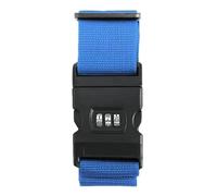 4Pcs Adjustable Luggage Belts Strong Elastic Extra Safety Travel Suitcase Baggage Security Straps Tie Belt Carry on pour Voyager(Blue)