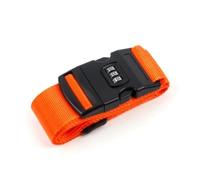 4Pcs Adjustable Luggage One Word Packing Belt Portable Flexible Safe Travel Essential with Accessories pour Voyager(Orange)