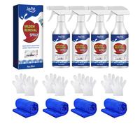 4pcs Anti-moisissures professionnel - Spray nettoyant pour salle de bain (carrelage, joints et plafonds)