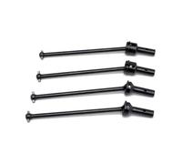 4pcs Arbre de Lecteur Avant et arrière en métal Compatible avec Les Accessoires de Mise à Niveau de la Voiture RC 1/7 Mojave 6s RC Ajustement Universel(Front and Rear)