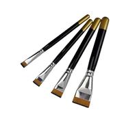 4PCS Art Brushes Oil Watercolor Paint Tools Synthetic Bristles Handle for Detailed Work Oil Painting Tool Hobbyist Painting Accessories