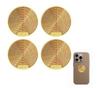 4pcs Autocollants Anti EMF, Stickers Anti Ondes Électromagnétiques pour Téléphones et Appareils, Anti Radiation Protection Électromagnétique Contre Wi-Fi, 5G et Ondes Nocives