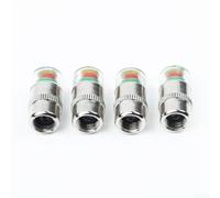 4pcs Automobile Wireless Tire Pressure Cap Valve Nozzle Tire Pressure Gauge Monitor External Tire Pressure Detection PSI Sensor
