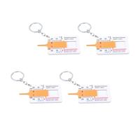4PCS Automotive De Marche En Profondeur Caractéristique 0 À 20 Mm Précision Des Jauges Avec Une Échelle Claire Mesurer Pour La Sécurité Des Pneus Contre Le Vérificateur Pneus Skip