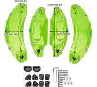 4PCS -Backcover en alliage d'aluminium de remplacement de frein à disque pour Tesla Model 3 18in 19 in roues Hub Green