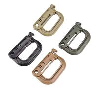 4pcs Backpacks Polyvalents Carabiners Rapide Crochez Les Boucles Suspendues pour Les Amateurs Pêche Clip Accessoire Randonnée
