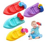 4pcs Ballon Lanceur Jouet, 3, 5x1, 8x1, 2 Pouces en Plastique de Ballon à à ballonnet, Portage de Tout-Petit Portable