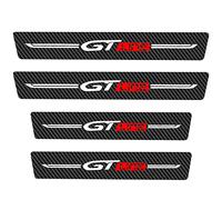 4pcs Barres De Seuil De Porte en Fibre De Carbone pour KIA GT Line Stonic K5 KX5 Bandes Décoratives De Seuil Autocollant Résistant Aux Rayures