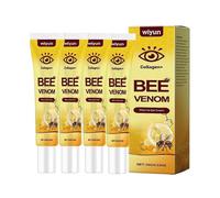 (4pcs)Bee Venom Eye Cream Remove Dark Circles Lightening Anti Eye Bag Puffiness Firming Skin Fade Fine Lines Nourish Lifting Skincare