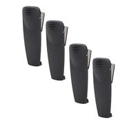 4PCS Black ABS Two Way Radio Belt Clip Replacement for P7300 P5300 XG 75