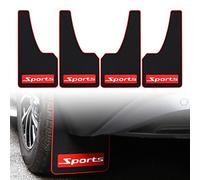 4pcs Black Car Sports Fender Mud Vaps Splash Universal, pour Citroen C1 C2 C3 C4 C5 C6 C8 C4L DS DS3 DS4 DS5 DS5LS DS6 DS7 Berlingo Picasso Space Tourer