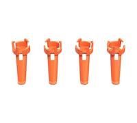 4pcs Blease de Garde de l'hélice à débit Rapide pour Le Train d'atterrissage de Drone(Orange)