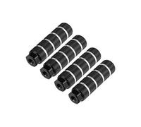 - 4pcs BMX VTT Vélo Arrière Pied Repose-pieds Repose-pieds Noir Adapté 3/8 Pouce Essieux