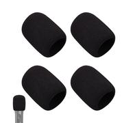 4pcs Bonnette Microphone en Mousse pour Microphone Sans Fil JBL PartyBox, Réduction du Bruit Pare-Brise en Mousse Compatibles avec JBL Système à Deux Microphones Sans Fil PartyBox Mic 100
