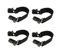 4PCS Boot Clip Élastiques Jambières Réglables Étriers de Pantalon avec Clip Lourd