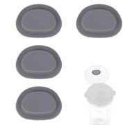 4pcs Bouchon de Couvercle pour Blender, 3,1cm Bouchon Anti-Fuite pour Blender Portable Pièces de Rechange Compatibles avec la Série Ninja Bc151 (Gris Foncé)