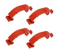 4pcs Boucle à Clip pour Couvercle Cylindre Supérieur, Clip de Boucle Protection PC Rouge de Remplacement pour Tronçonneuse Husqvarna 435 440E 445 450 450E 570 575 576