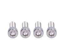 4Pcs Boulon hexagonal Vis à tête cylindrique en acier inoxydable A2 1.25mm Fine Pitch Fastener Hardware(M10x30 )