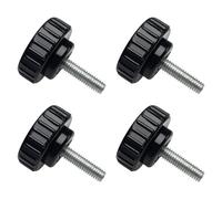 4pcs Bouton En Plastique Tête Ergonomique Bouton Rond Poignée De Tête Rond Vis À Main Serre Le Boulon Réglage La Main En Durant