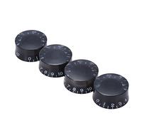 4pcs boutons de commande volume et tonalité pour pièces rechange guitare électrique Gibson Les Paul en plastique haute qualité élégant diamètre intérieur 6mm adapté aux arbres fendus réglage rapide pr