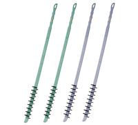 4pcs Brosse de Nettoyage de la Machine à Laver, Brosse à lessive Flexible des Poils en Nylon, 0, 8 x 23, 6 Pouces Long Outil Nettoyage réutilisable Long pour Les Tambours Machine Laver