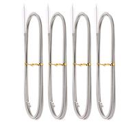 4pcs Brusque à laver à réfrigérateur flexible | Outil de soins de vidange en acier inoxydable et en nylon | Brosse prolongée pour les soins de l'évier/baignoire/réfrigérateur