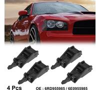 4pcs Buse de Lave-Glace 6E0955985 pour Golf Polo Jetta Beetle Gicleur de Pulvérisateur d'Essuie-Glace Pare-Brise