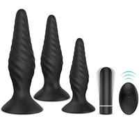 4pcs Bǚtt Ànâl Anạl Plụgs Easy Insertable Lot de silicone souple avec cœur en forme de bijoux de stimulation pour adultes, bijou aléatoire Homme Dilatation