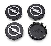 4Pcs Cache Moyeu Compatible avec Opel Combo E X19 I 2018-2024 60mm, Enjoliveurs Centre de Roue de Voiture en Noir, Cache Jante pour Accessoires Voitures,60mm