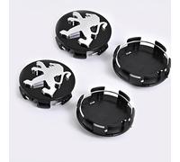 4Pcs Cache Moyeu Compatible avec Peugeot Traveller 3. Generation Bj AB 2016, Enjoliveurs Centre de Roue de Voiture en Noir, Cache Jante pour Accessoires Voitures, 56mm
