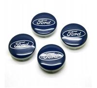 4pcs Caches Moyeu Centre Roue 54mm FORD bleu Logo Enjoliveur