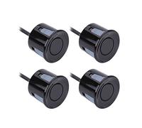4pcs Capteur de Stationnement, Keenso Capteur Aide au Stationnement de de Recul de Voiture Inversant le Système de Détecteur de Secours du Véhicule (Black)