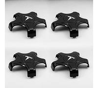 4pcs Capuchon de Centre de Roue pour Tesla Model 3 Enjoliveurs Auto Centre de Roue de Voiture Caches Moyeu Jante Centre D'emblème Housse de Remplacement,A