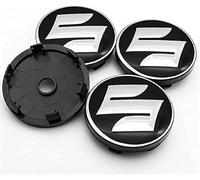 4pcs Capuchons Cache Moyeux de Voiture, pour Suzuki Swift Sport SX4, 54mm, Capuchons Centraux Roue D'insigne Jantes Anti-poussière, Enjoliveurs Étanches, Accessoires Extérieure,A