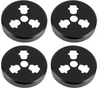 4pcs Capuchons de moteur de drone en alliage d'aluminium Couvercles de poussière de protection pour l'air 3S 3 Pro Classic Noir