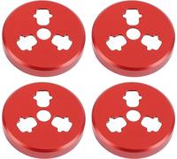 4pcs Capuchons de moteur de drone en alliage d'aluminium Couvercles de poussière de protection pour l'air 3S 3 Pro Classic Red