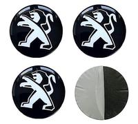 4pcs Capuchons de Moyeu Central, pour Peugeot 55mm Capuchon Central de Moyeu de Roue Résistant à la Chaleur Emblème Décoratif pour Voiture