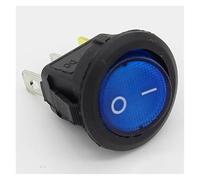4Pcs Car 220V Round Rocker Dot Boat LED Light Toggle Switch SPST ON/OFF Top Sales Controls NWPNLXEA(Blau)