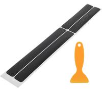 4pcs Car Door Billling Couverture Protecteur Anti -Scratch -Protection 3D Fibre de Carbone Décoration Universelle