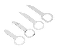 4pcs Car Radio Removal Key Tool Set Universel En Acier Inoxydable Lecteur CD Release Keys Outils Remplacement pour Voiture Radio Outil Clé de Suppression