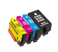 4pcs Cartouche 910XL 912XL 915XL Compatible avec HP 8010
