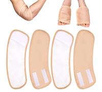 4pcs Castor Oil Packs pour Pieds, Kits de Pack d'Huile de Ricin Bio Confortables (Kaki)