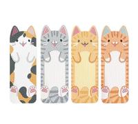 4pcs Cat Paw Bookmark Art Projects Bookmarks Kits Bookmark Kit Kit for Adults Beginners (TESQ002)